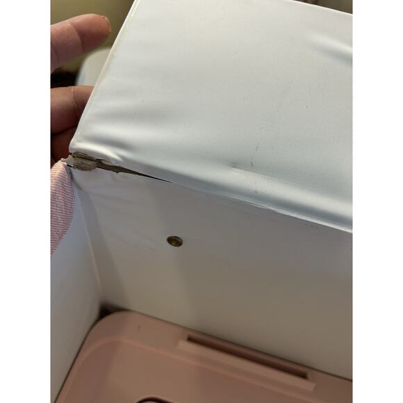 Mary Kay Cosmetics Pink Train Case Vintage 1960’s Travel Makeup Case 6 Mirrors - Picture 8 of 12